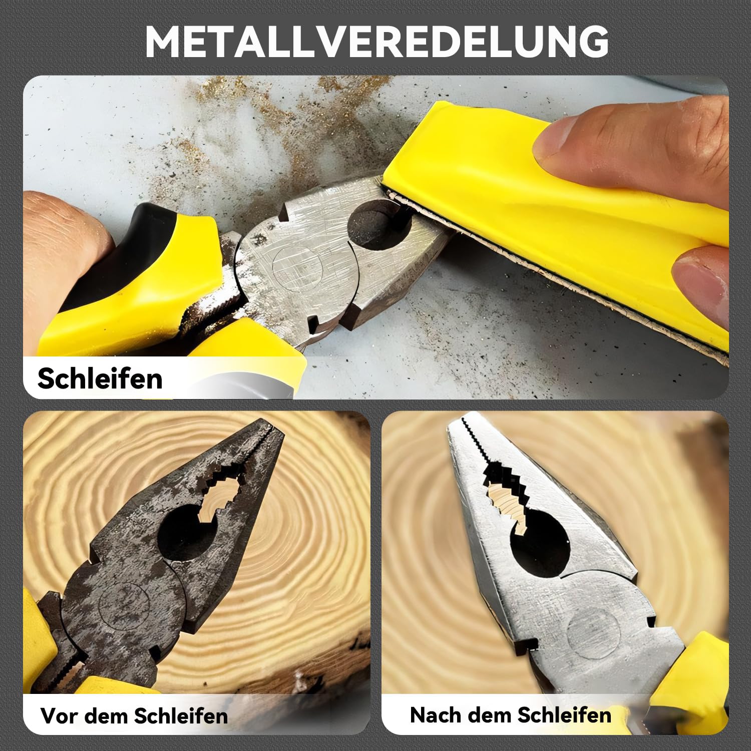MANICAF 50 Stück Schleifpapier mit HandSchleifklotz Schleifblätter Körnung 80/120/180/240/400 Schleifpapier Set, Detailschleifset, Nassschleifpapier Set für Schleifen und Polieren