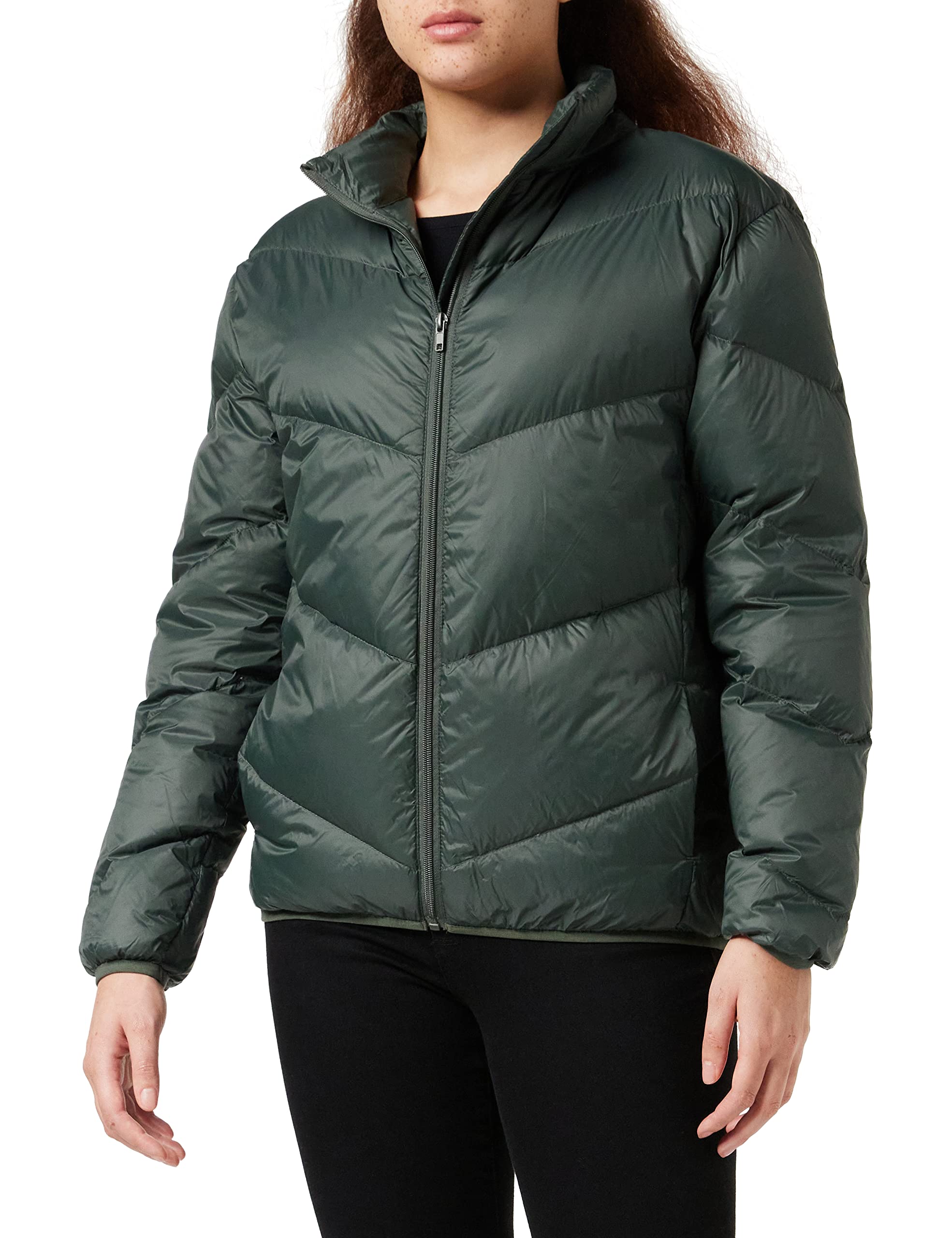 SPARKZ COPENHAGEN Women's AVA Puff Short Jacket, Green (Evergreen 858), 10 (Manufacturer Size:M)