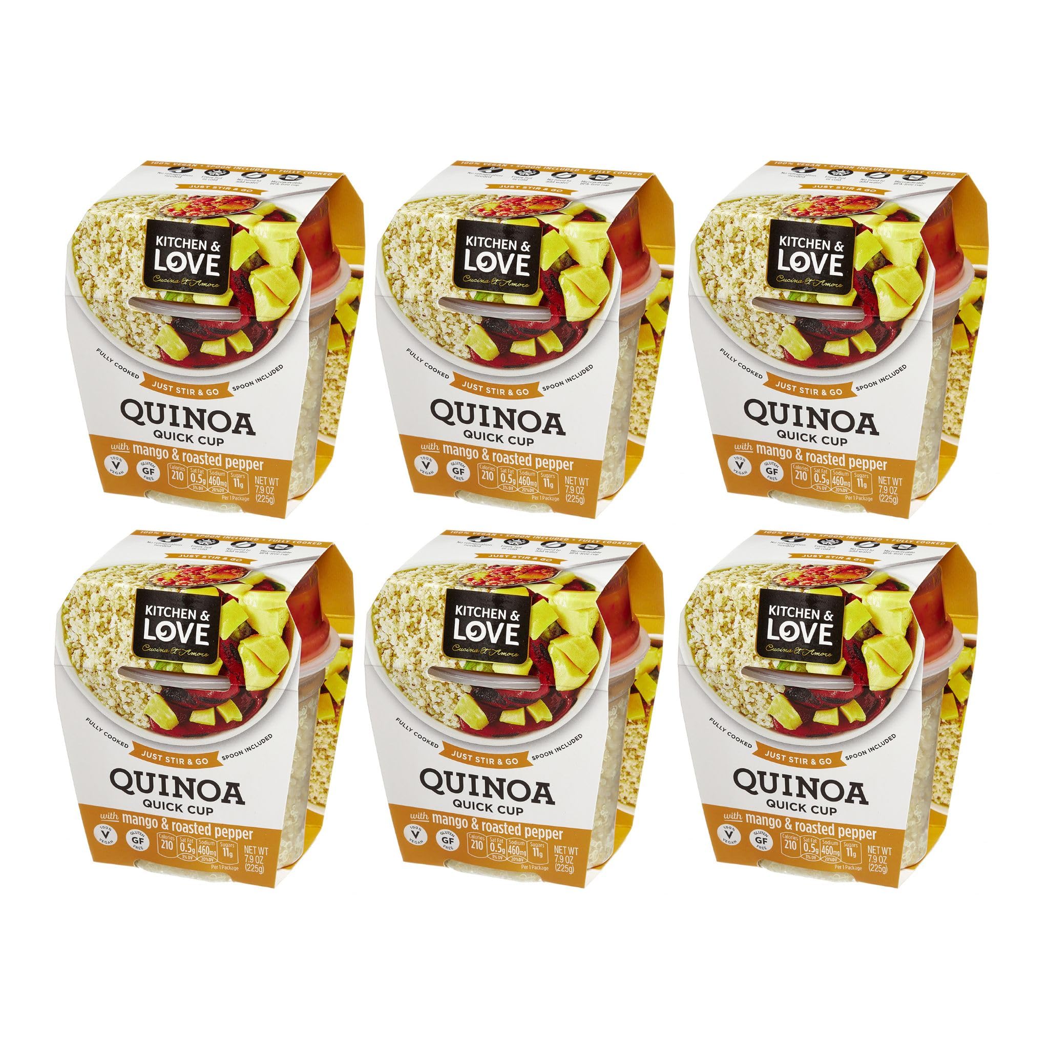 Quinoa Quick Cups (Mango & Roasted Peppers 6-Pack)