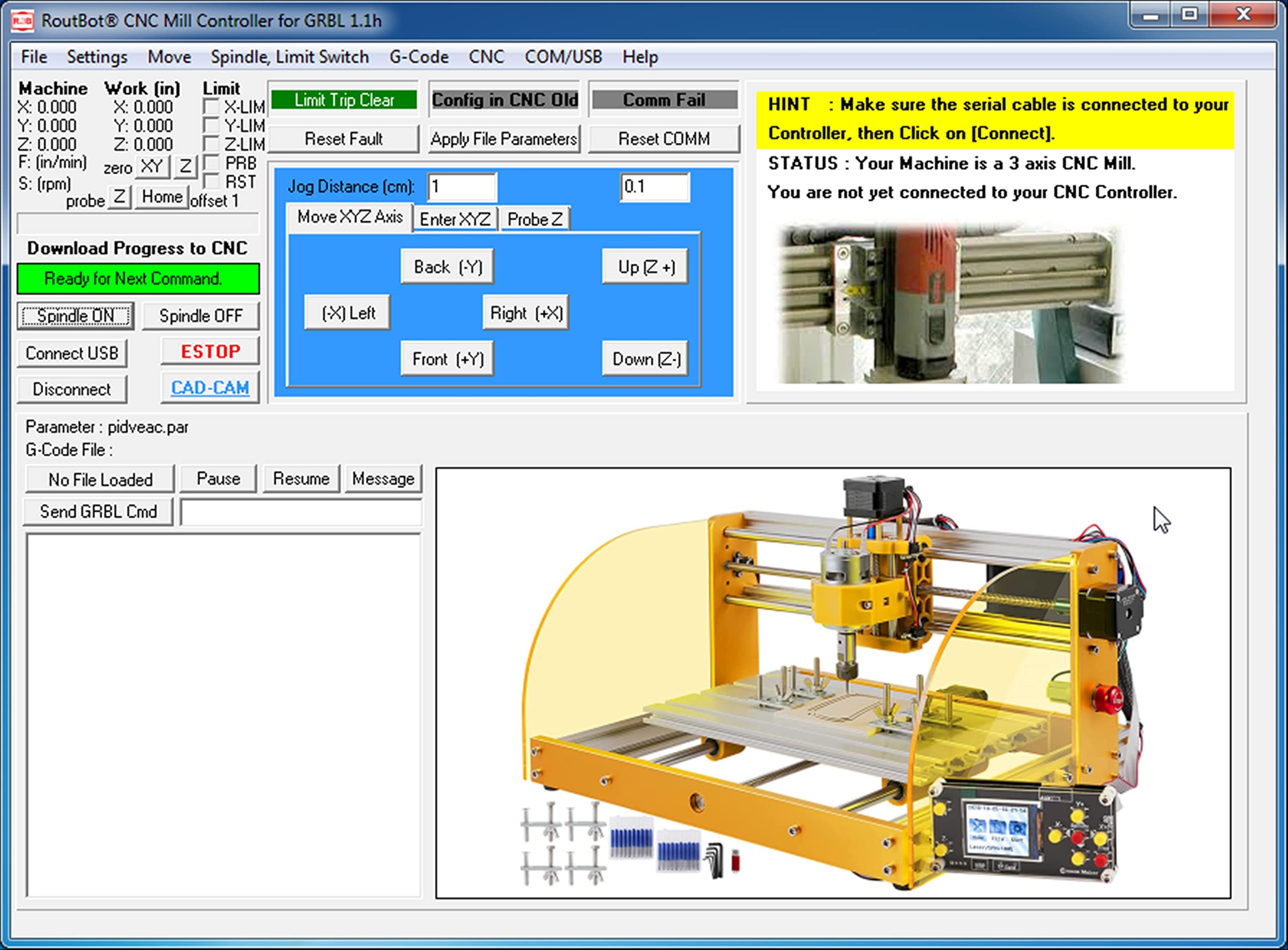 CAD CAM CNC 3018 3020 1610 Mill Software plus tutorial videos RoutCad Standard. Three easy steps all in one integrated program: 1-design, 2-define machine sequence, 3-drive cnc.