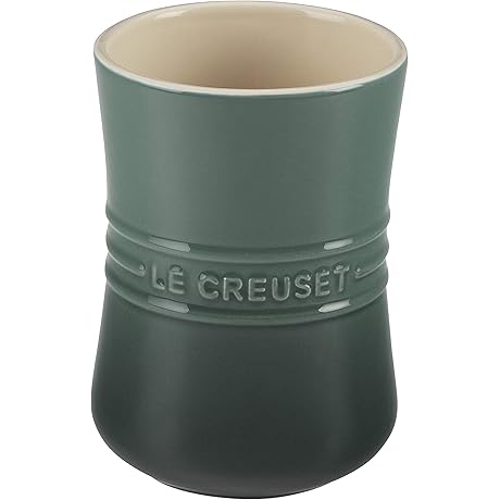 Le Creuset Stoneware Utensil Holder: Culinary Companion for a Well-Organized Kitchen