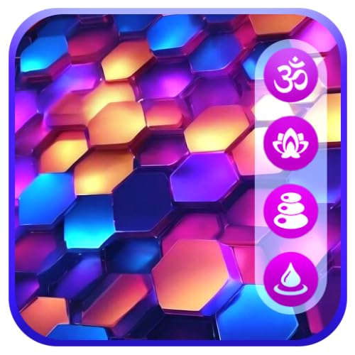 Abstract Dynamic Hexagon Ambience 4K Screensaver: Geometric Motion for Tablets & Fire TV