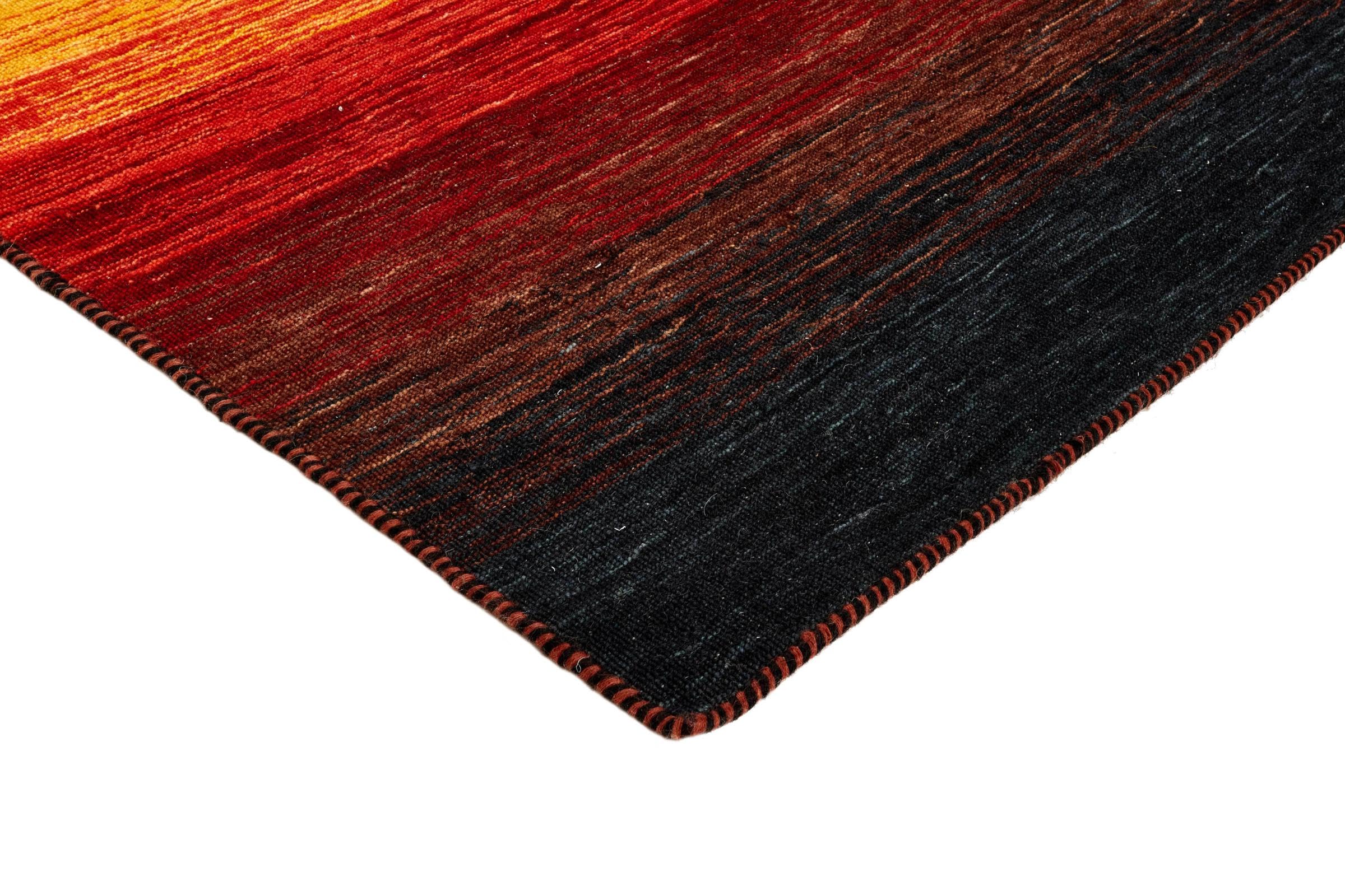 Kilim Horizon 61x89 Tessuto a mano Moderno Tappeto orientale Tappeto di design Tappeto In lana India