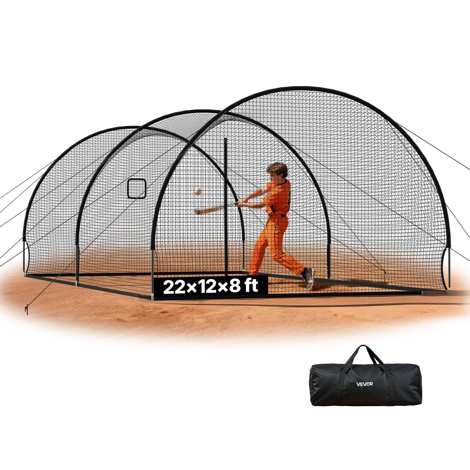 Baseball Batting Cage Net - Practice Net for Softball -16