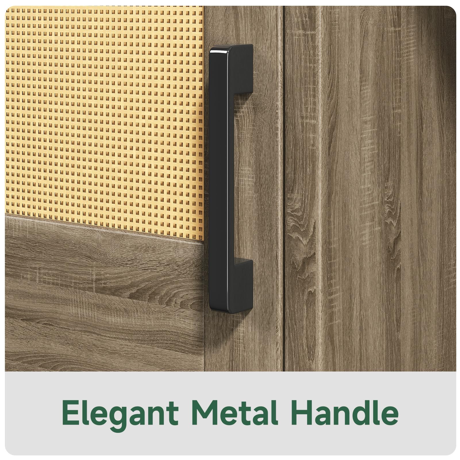 Greensen Cat Litter Box Enclosure, Wooden Cat House Furniture Cabinet Odor Control with Scratching Pad for Living Room Bedroom - image 4