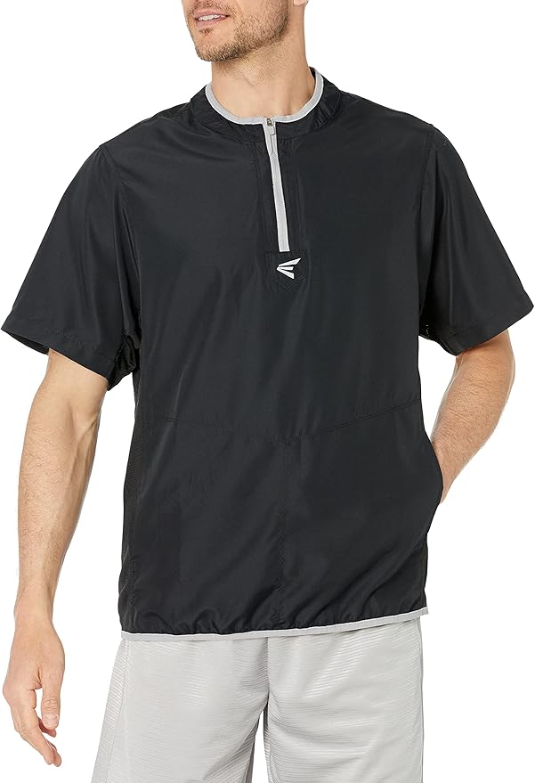 easton pullover baseball jacket