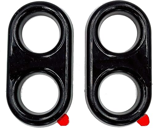 El agarre original para cierrapuertas automotriz para automóviles y camiones, fácil de instalar, fabricado en Estados Unidos, (2 agujeros, negro)