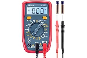 Sperry Multimeter 2000 Counts Digital Multimeter with Ohm Volt Amp Meter