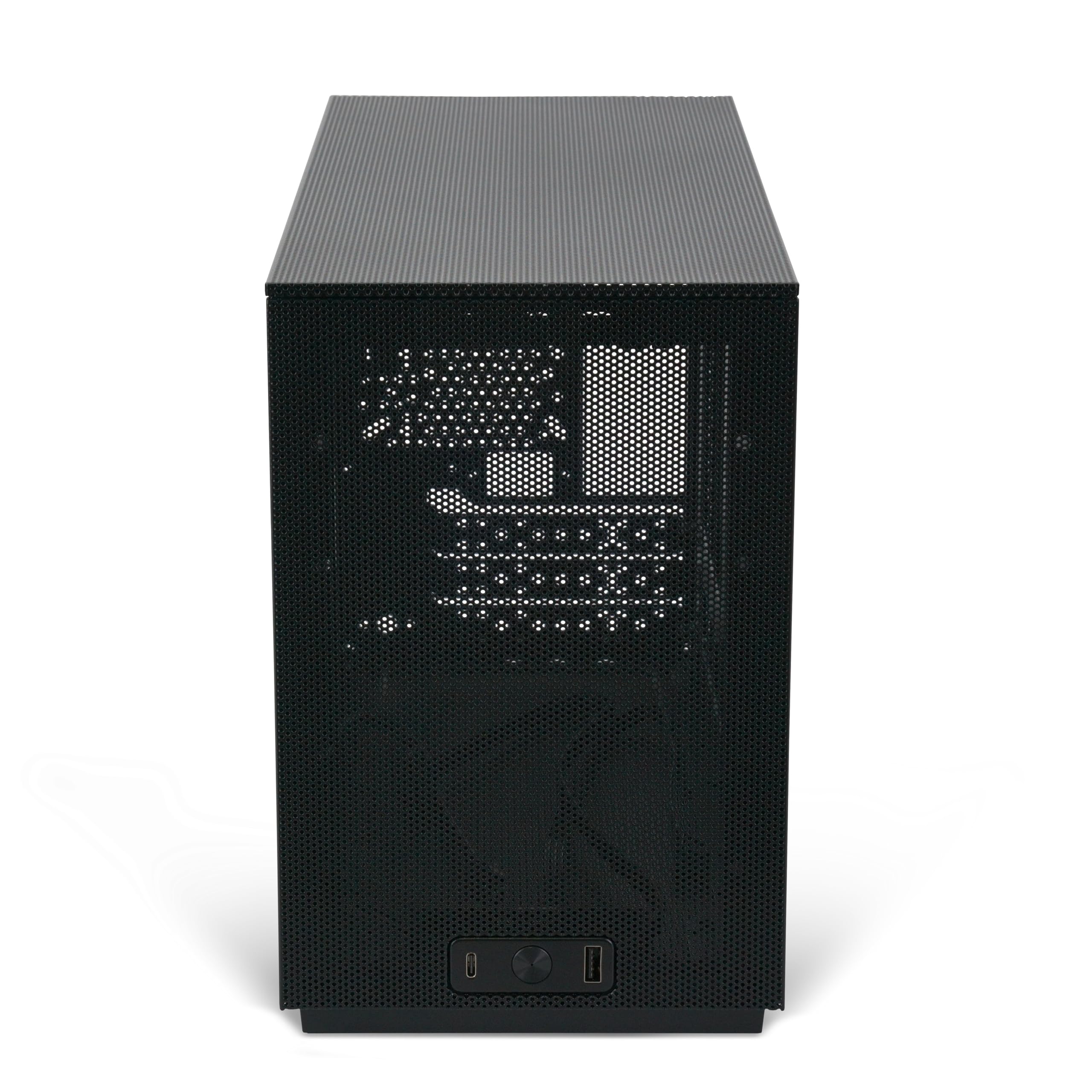 SSUPD MESHROOM D Black フルメッシュ Mini-ITX Meshroom D Mini-ITX SFF PC Case | Ssupd