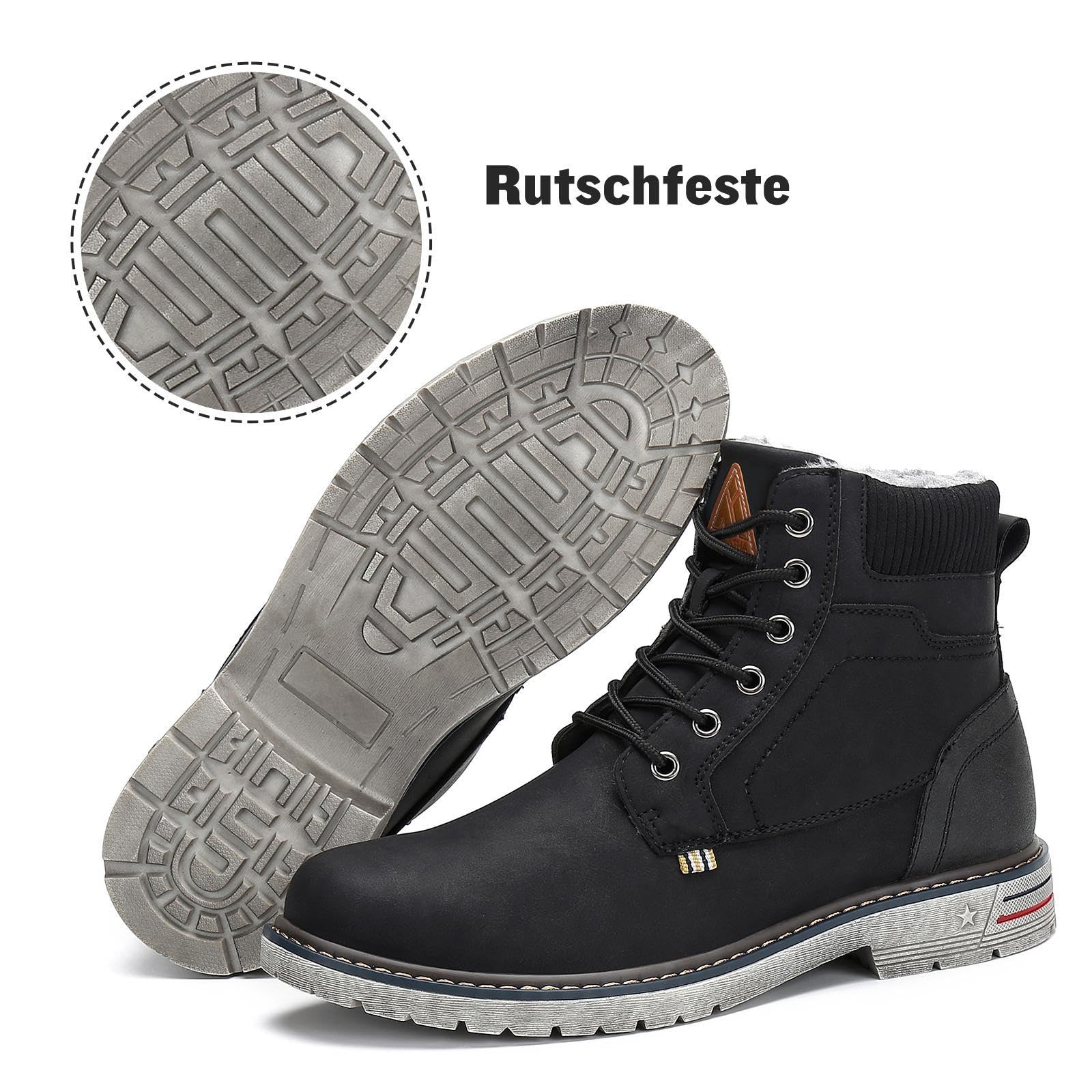 Mishansha Botas Hombre Invierno Nieve Mujer Botines Zapatos Barefoot Impermeables para Montaña Trekking Senderismo