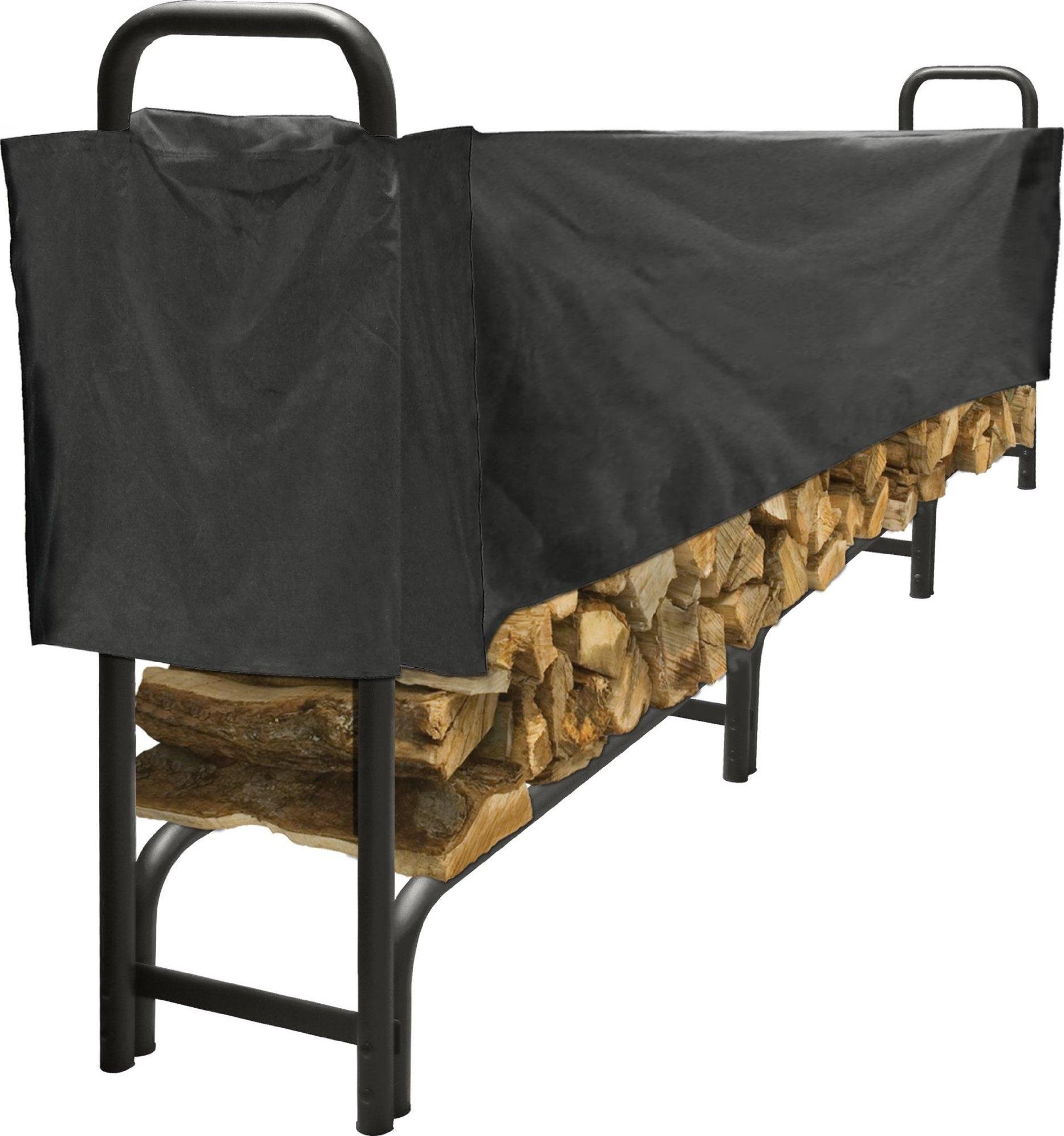 Pleasant HearthPremium Heavy Duty Log Rack Cover, 12 Feet, Short Cover