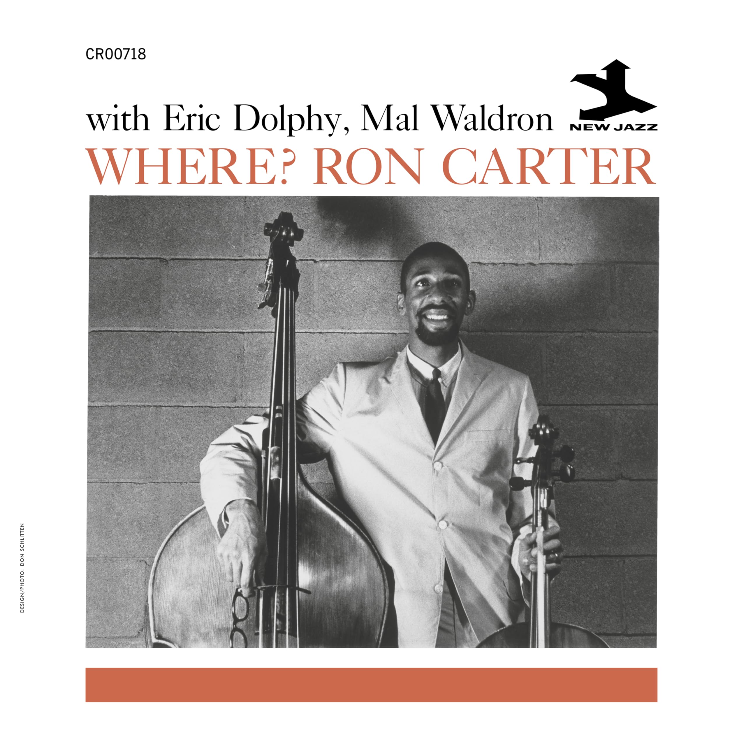 Ron Carter Where? (feat. Eric Dolphy & Mal Waldron) LP New 888072555488
