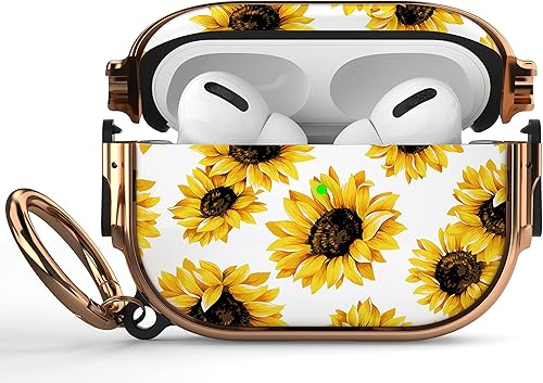 Miniatura 23 de Maxjoy Funda para AirPods Pro de 2ª/1ª generación con cerradura, bonita funda para AirPods Pro 2, funda protectora dura para AirPod Pro para mujeres