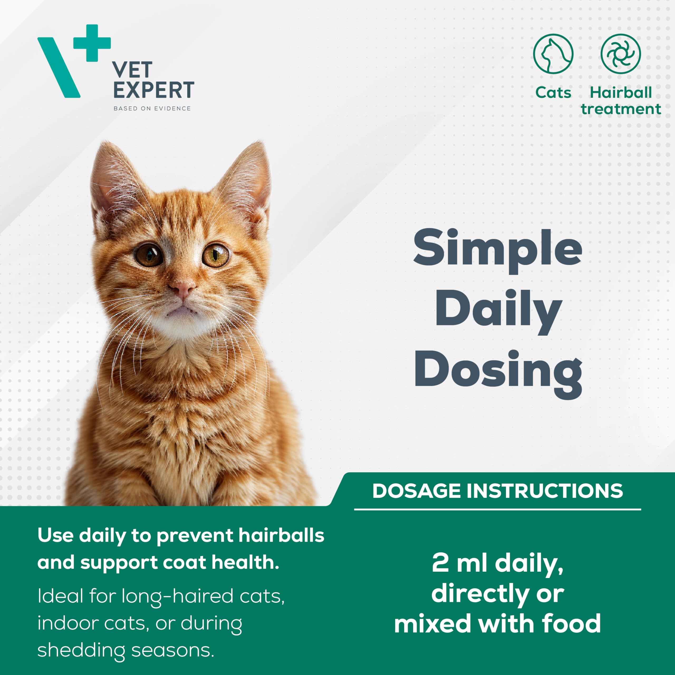 VET EXPERT TRICHOCAT - Pasta desenfrenadora para gatos, 50 ml
