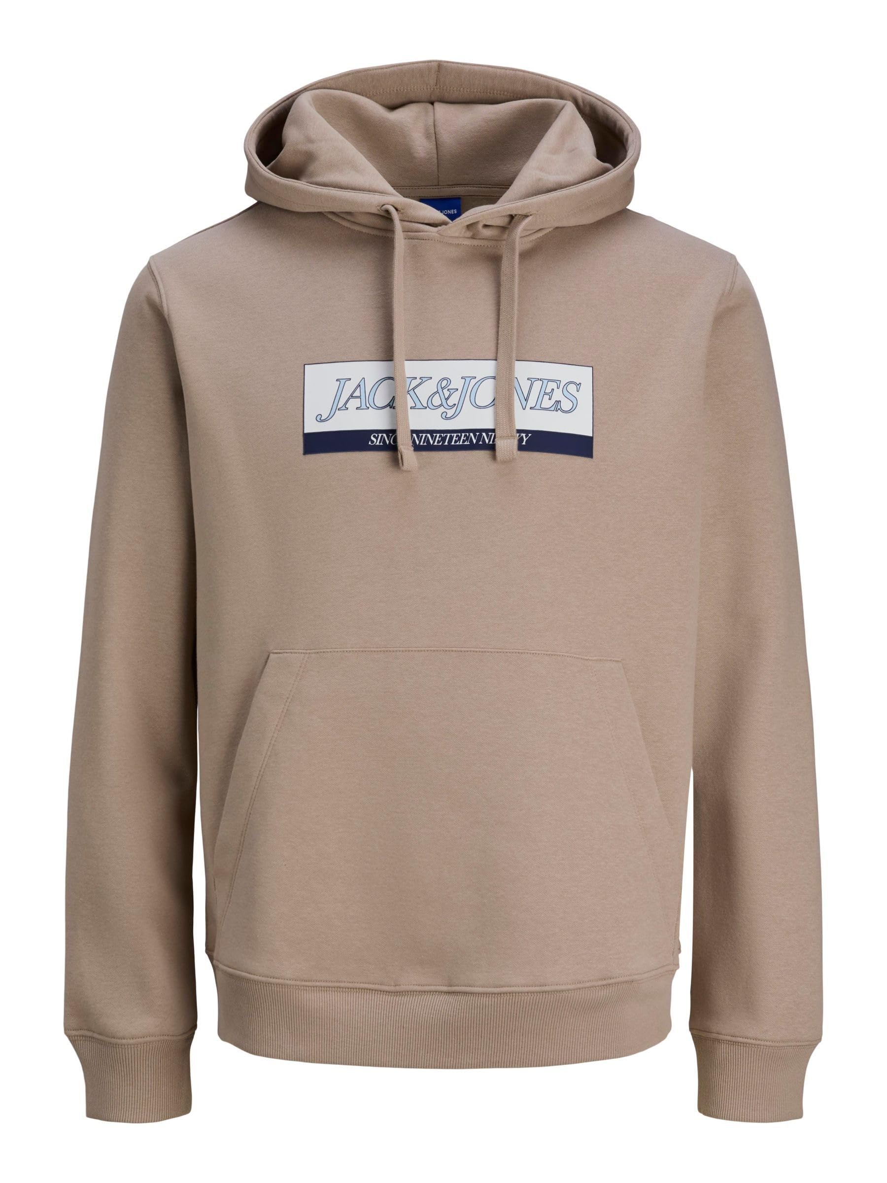 JACK & JONES Jorinwood Block Branding Sweat Hood