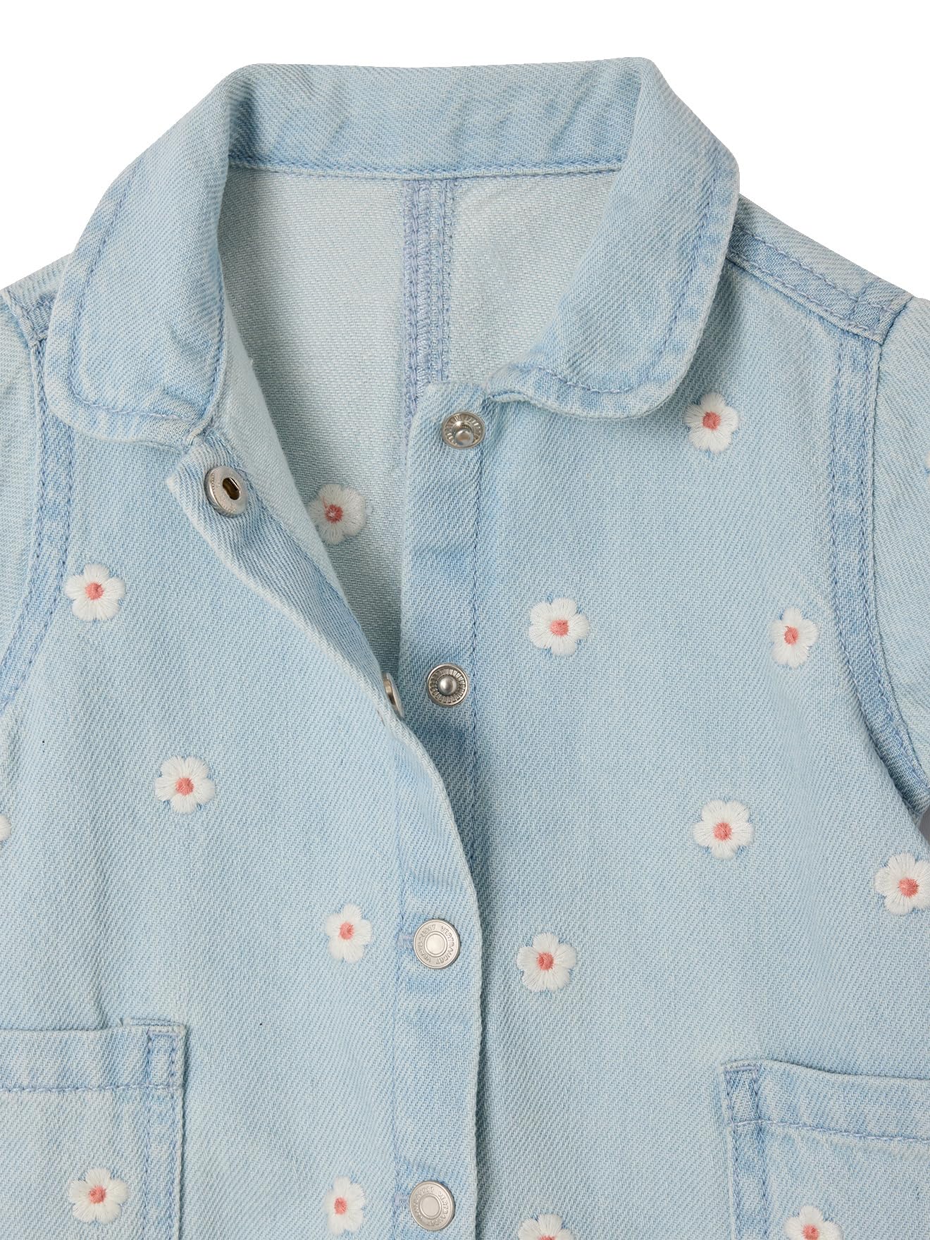 VERTBAUDET Combishort bébé fille denim