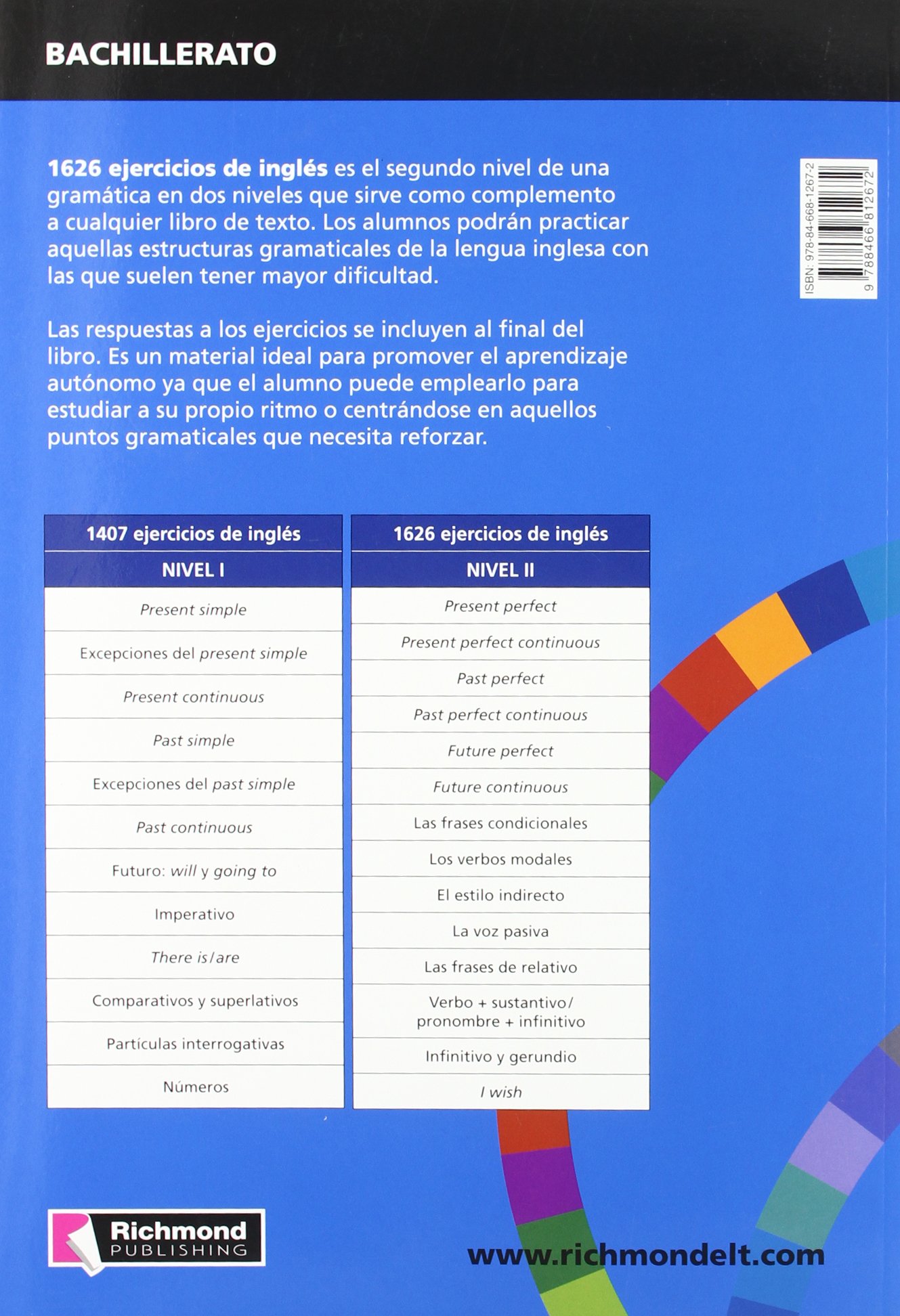 1626 EJERCICIOS DE INGLÉS