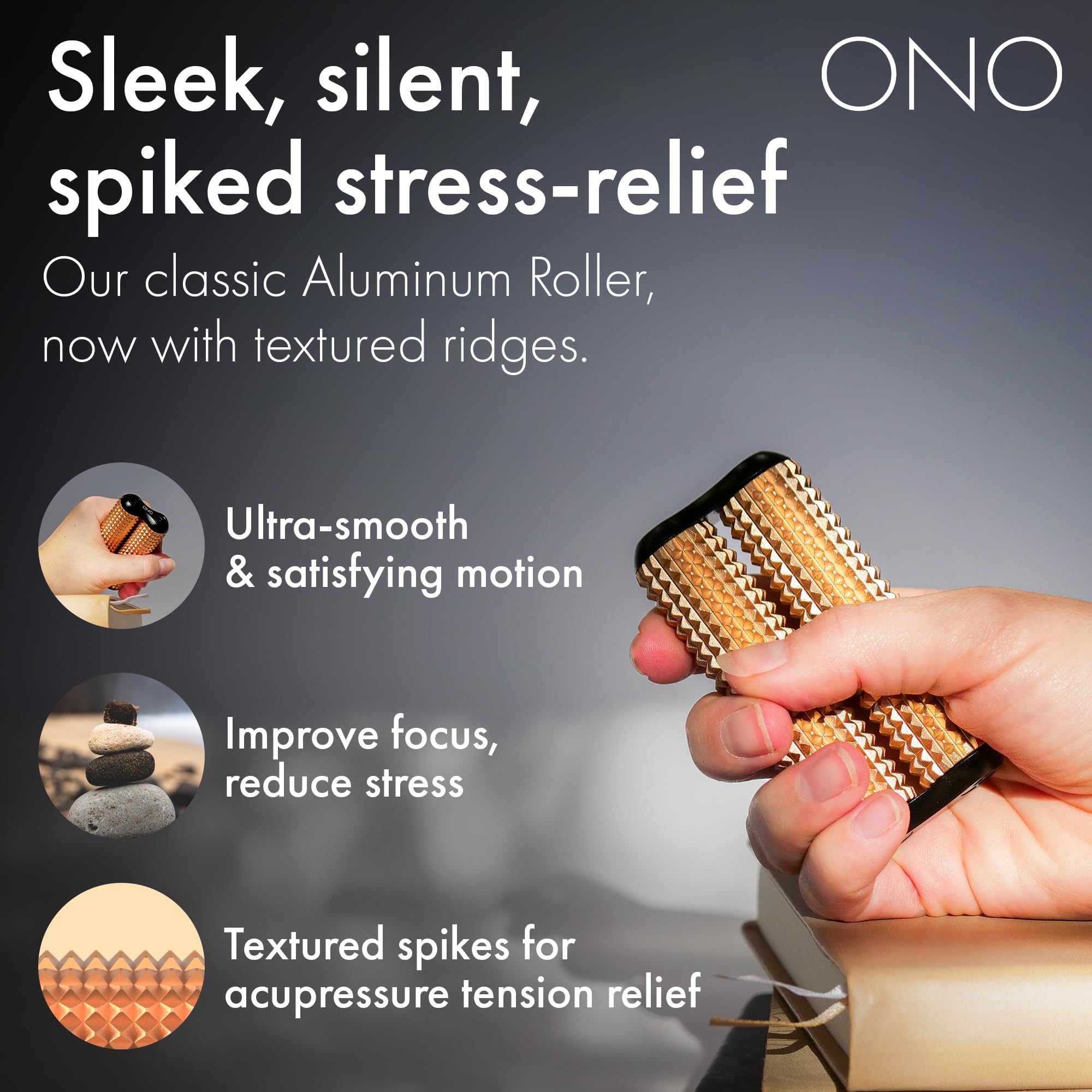Amazon.co.jp: ONO Roller - ハンドヘルドフィジェットトイ 大人用