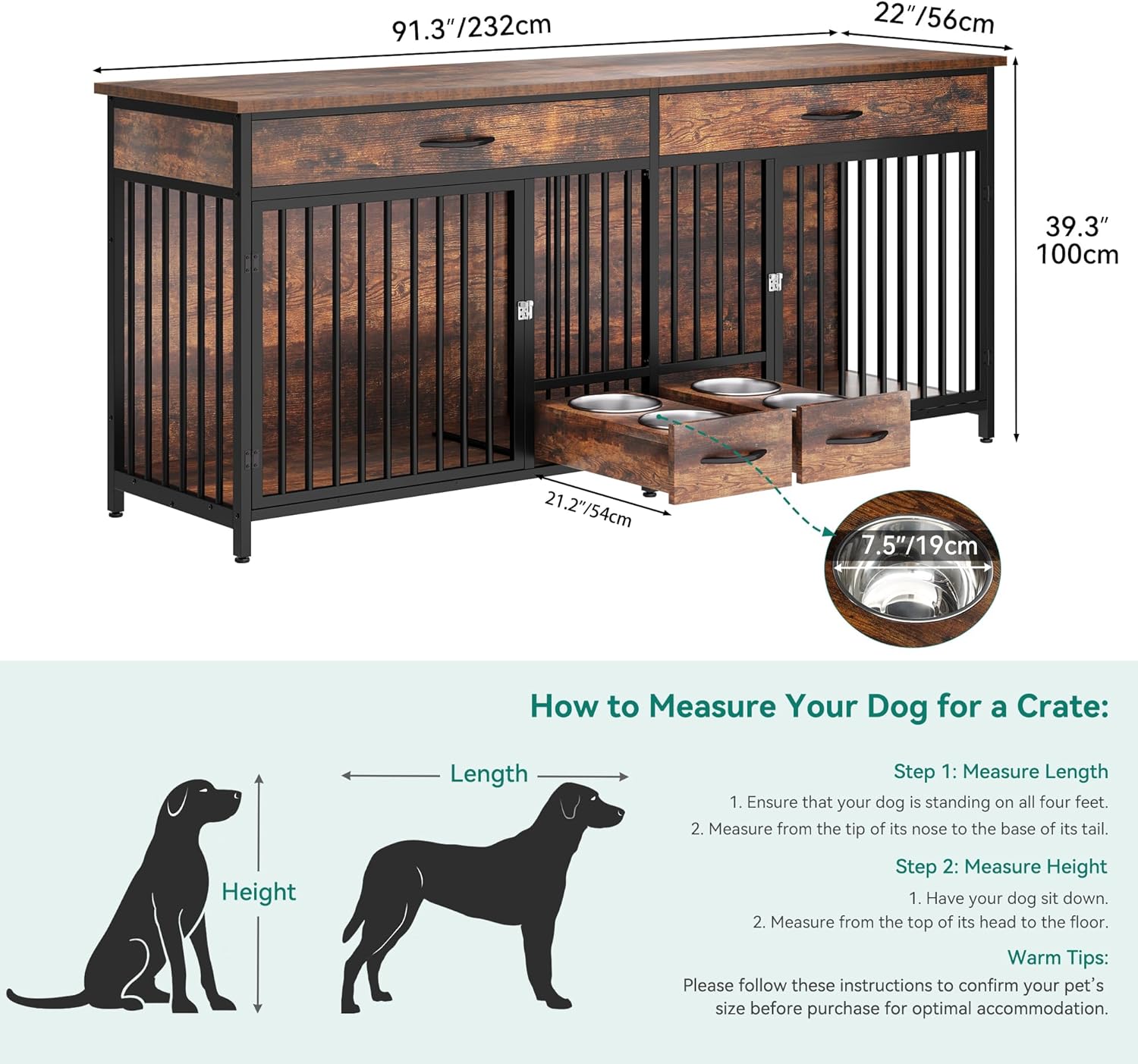 Stylish & Functional: DWVO Double Dog Crate Furniture Review