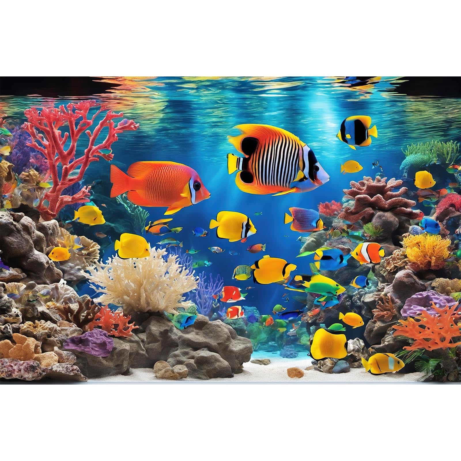 Under The Sea Aquarium Background Various Tropical Fish Breeding Aquariums Terrarium Background Gorgeous Tropical Coral Garden Underwater World Fish
