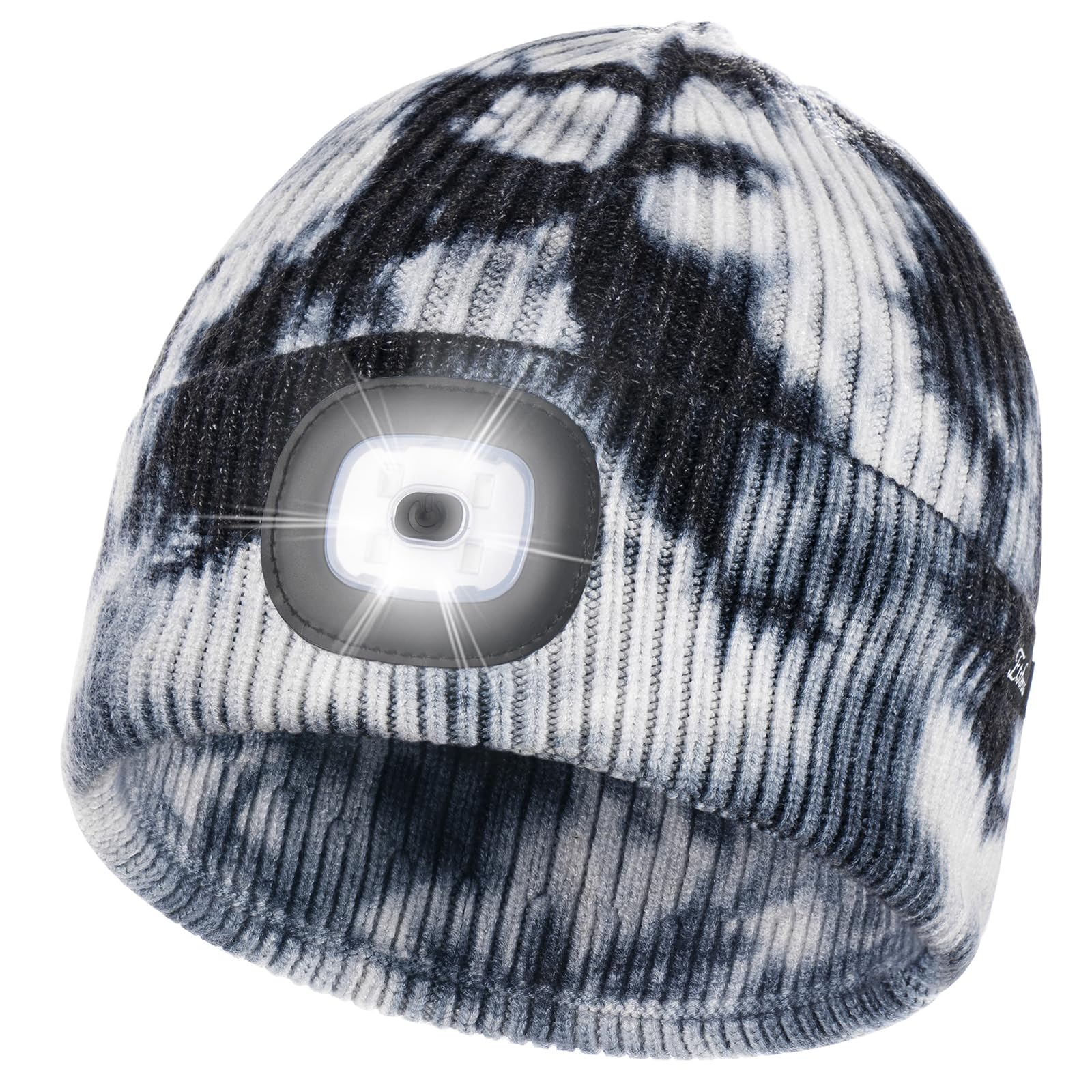 Etsfmoa Unisex Beanie with The Light, Gifts for Men Dad Father Winter Caps