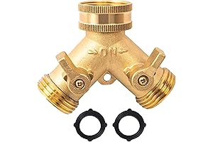 Xiny Tool Brass Garden Hose Splitter