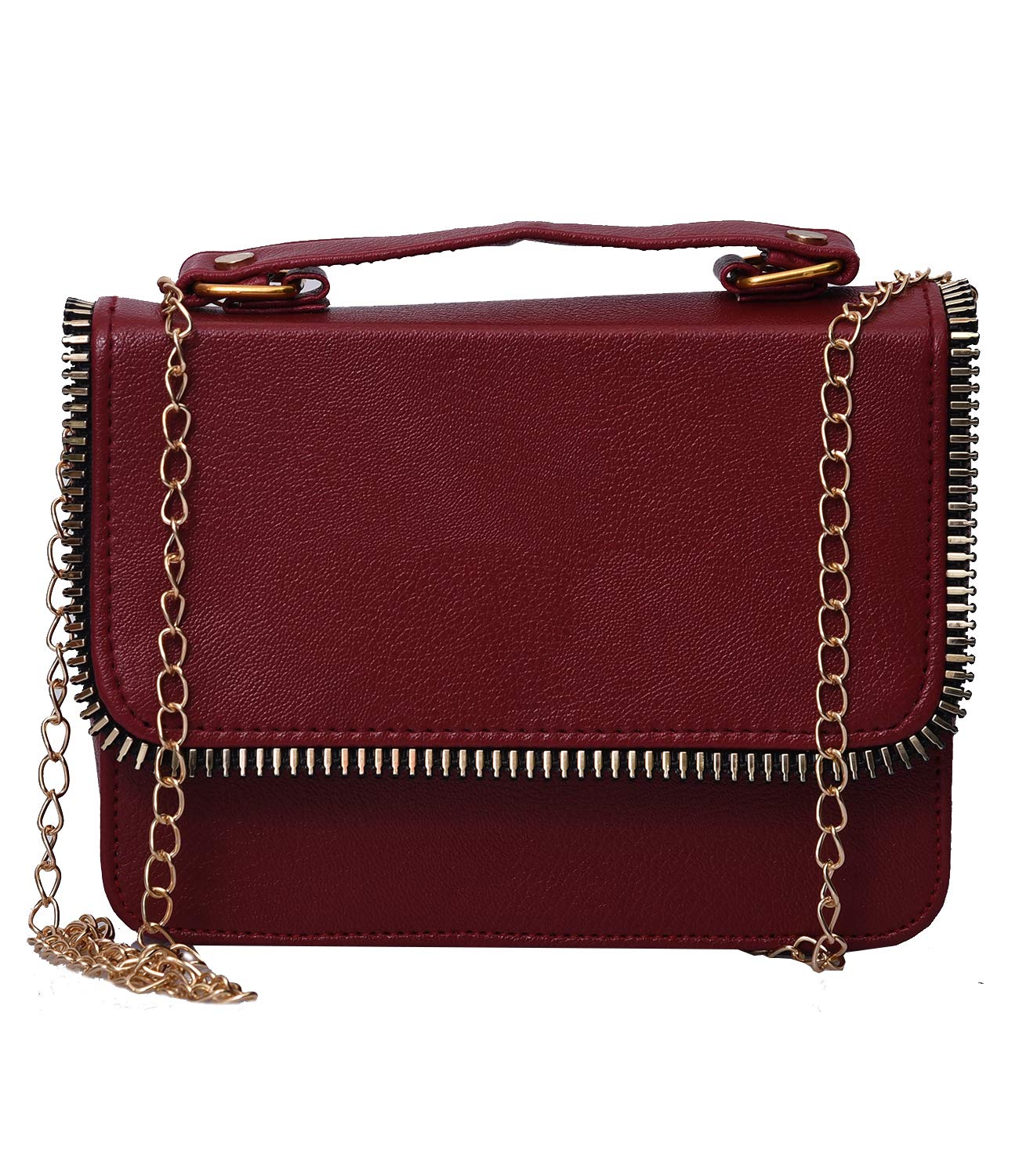 AisnaAlison Sling bag for Women(ASNB-058)(Maroon)