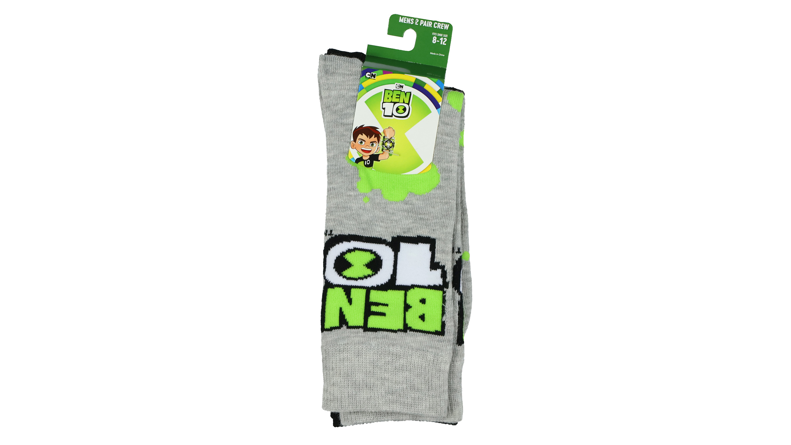 Amazon.com: Bioworld Ben 10 Socks Goop and Omnitrix Designs Adult