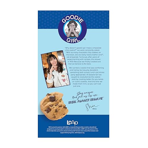 Miniatura 6 de Goodie Girl - Mini galletas sin gluten con chispas de chocolate, sin maní, sin gluten, sin huevos, sin lácteos (paquete de 3)