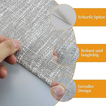 50 Spille A U Da Cucito In Acciaio Inox - 2.3 Cm Per Lavori Tessili E