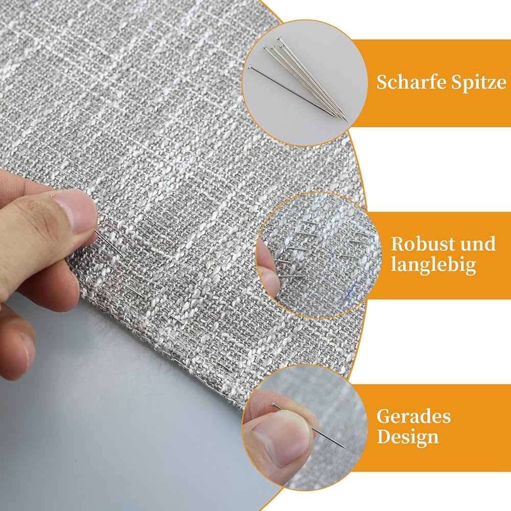 1100 Spilli Senza Testa In Acciaio Inox - Per Cucito, Gioielli E Craft - Foto 4