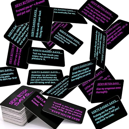 Bedroom Command Sex Card Game Intimacy Deck Naughty Party Game Sex Toy Adventurous Playing Cards Erotic Bedroom Game for Couple Lover