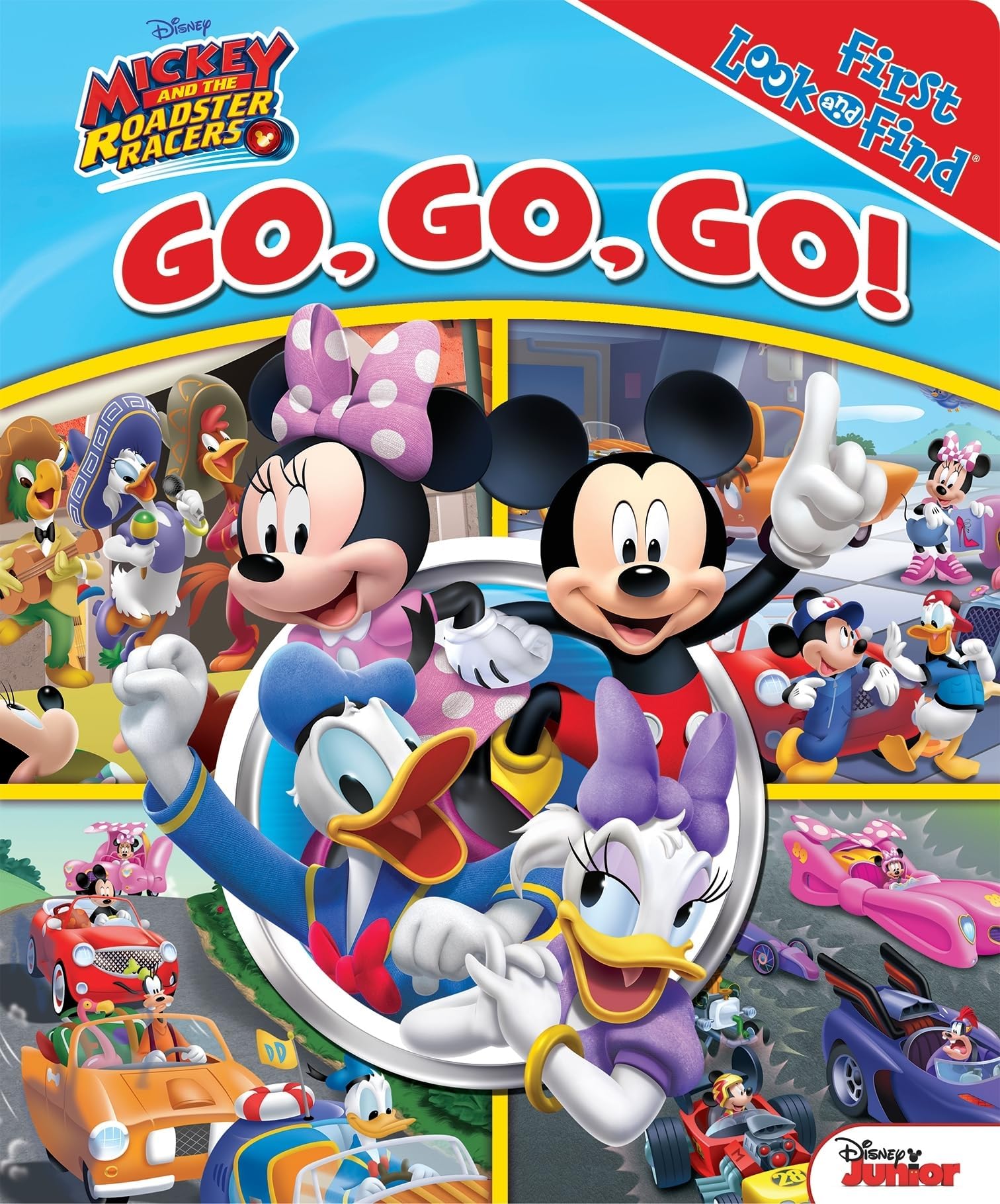 Disney - Mickey and the Roadster Racers - Go, Go, Go! First Look and Find - PI Kids (First Look & Find)
