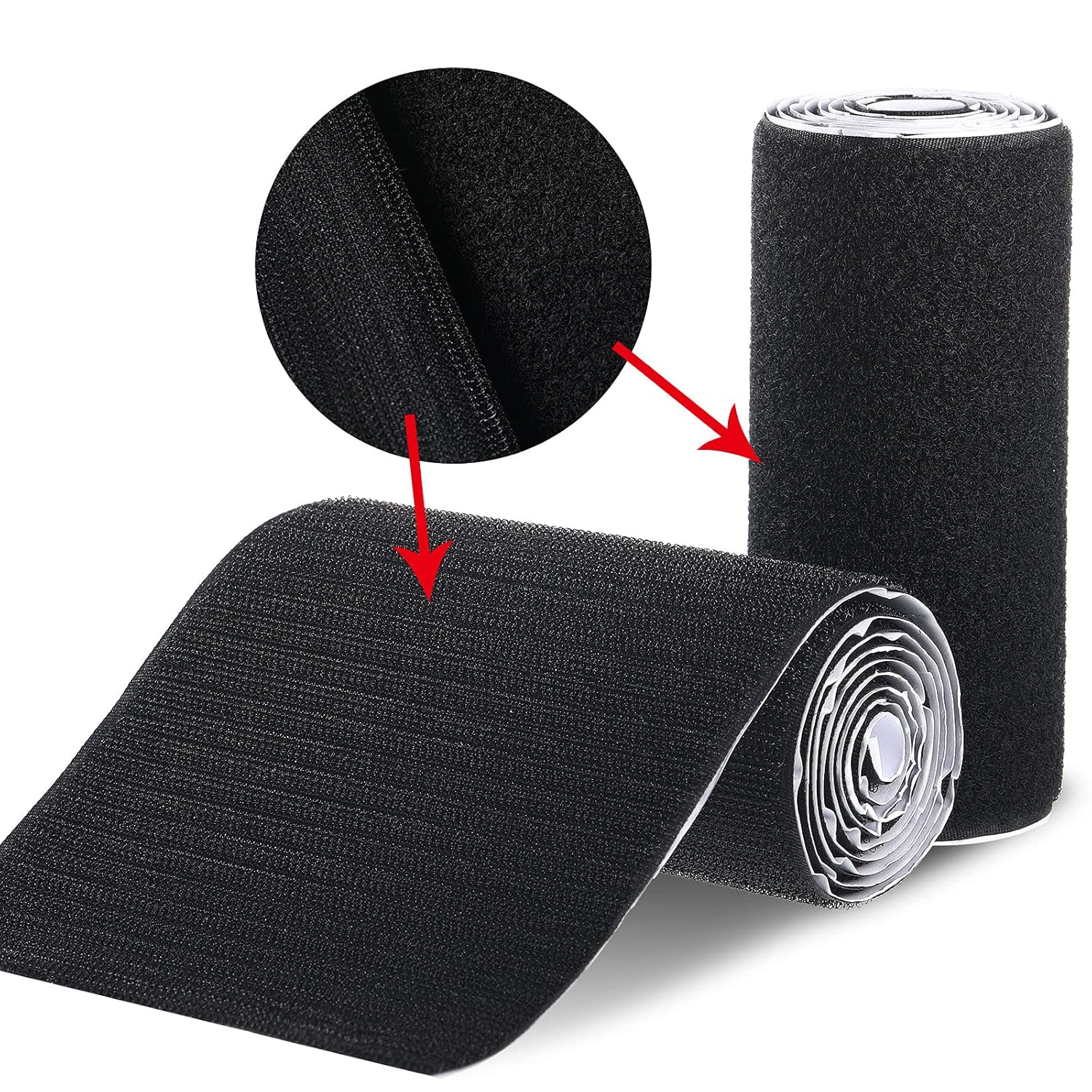 Hook and Loop Tape Charlotte Mall with Adhesive Free shipping on posting reviews Sided Double