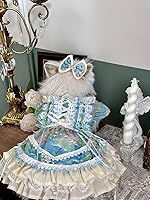 Vista 137 de Vestido de princesa de encaje para perros pequeños y pequeños extragrandes, color negro, talla L