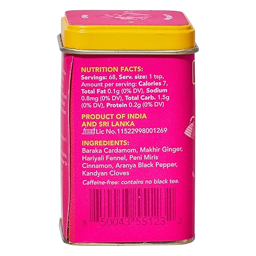 Miniatura 6 de Diaspora Spice Co. Chai Masala  Mezcla de especias molidas sin cafeína y sin endulzar para beber y hornear  Hecho con especias frescas de origen