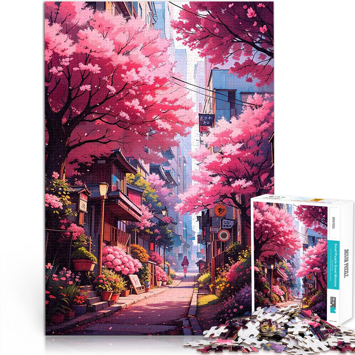 2000 Adult Pieces Jigsaw Puzzle Walking in Solitude Spielspielzeug als Familiengeschenk Wanddekoration70x100cm — image 1
