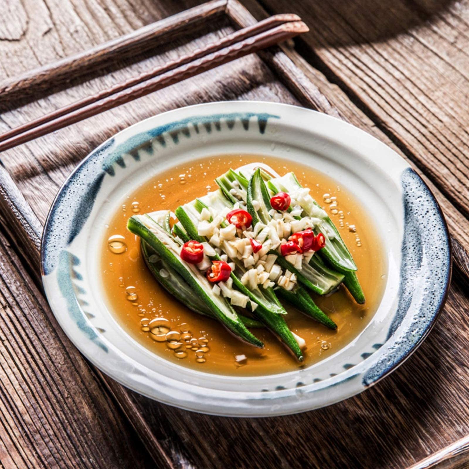 Vajilla de cerámica de 28 Piezas Estilo japonés | Platos de Carne y Cuencos de Cereales de Porcelana para restaurantes y reuniones Familiares