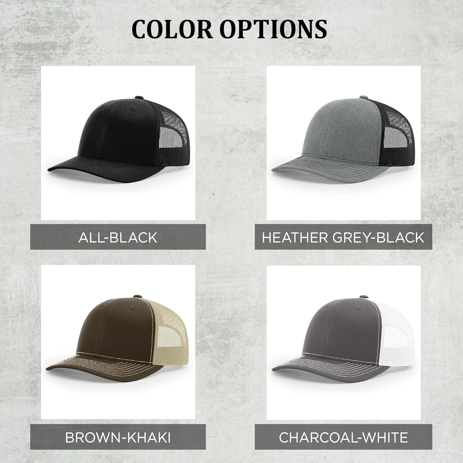 Personalized Gifts for Men - Custom Dad Hat with Kids Names - Snapback Mesh Back Cap Gifts for Father, New Grandpa, Girl Dad, Boy Papa, Father to Be - Gift for Anniversary, or Father’s Day - Image 3