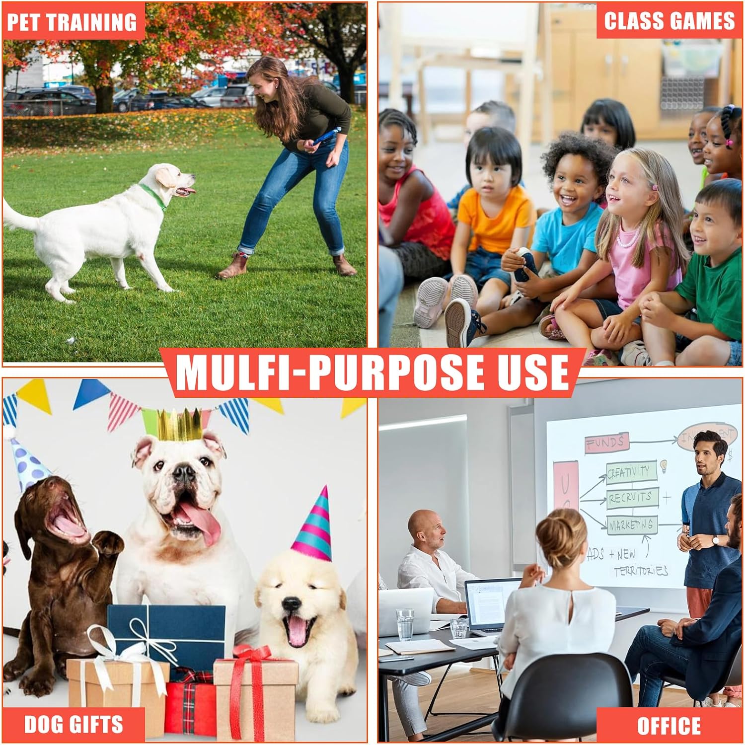 Game Show Buzzer, Sound Button Mischief Gifts Universal Pet Training Low Power Consumption Press Type Funny for Study Office Home