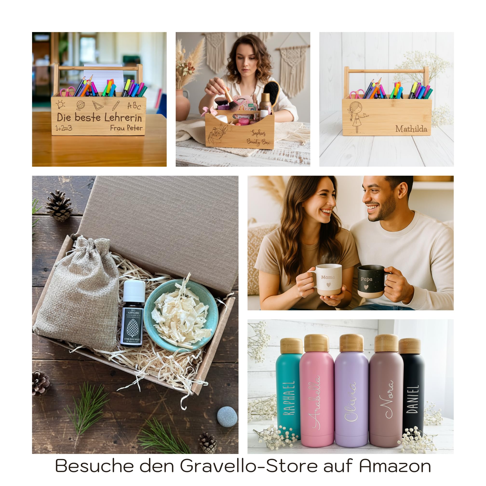 Stiftehalter Geschenk Lehrerin, Lehrer, Erzieherin | Abschiedsgeschenk, Schreibtischorganizer, Personalisierte Stiftebox