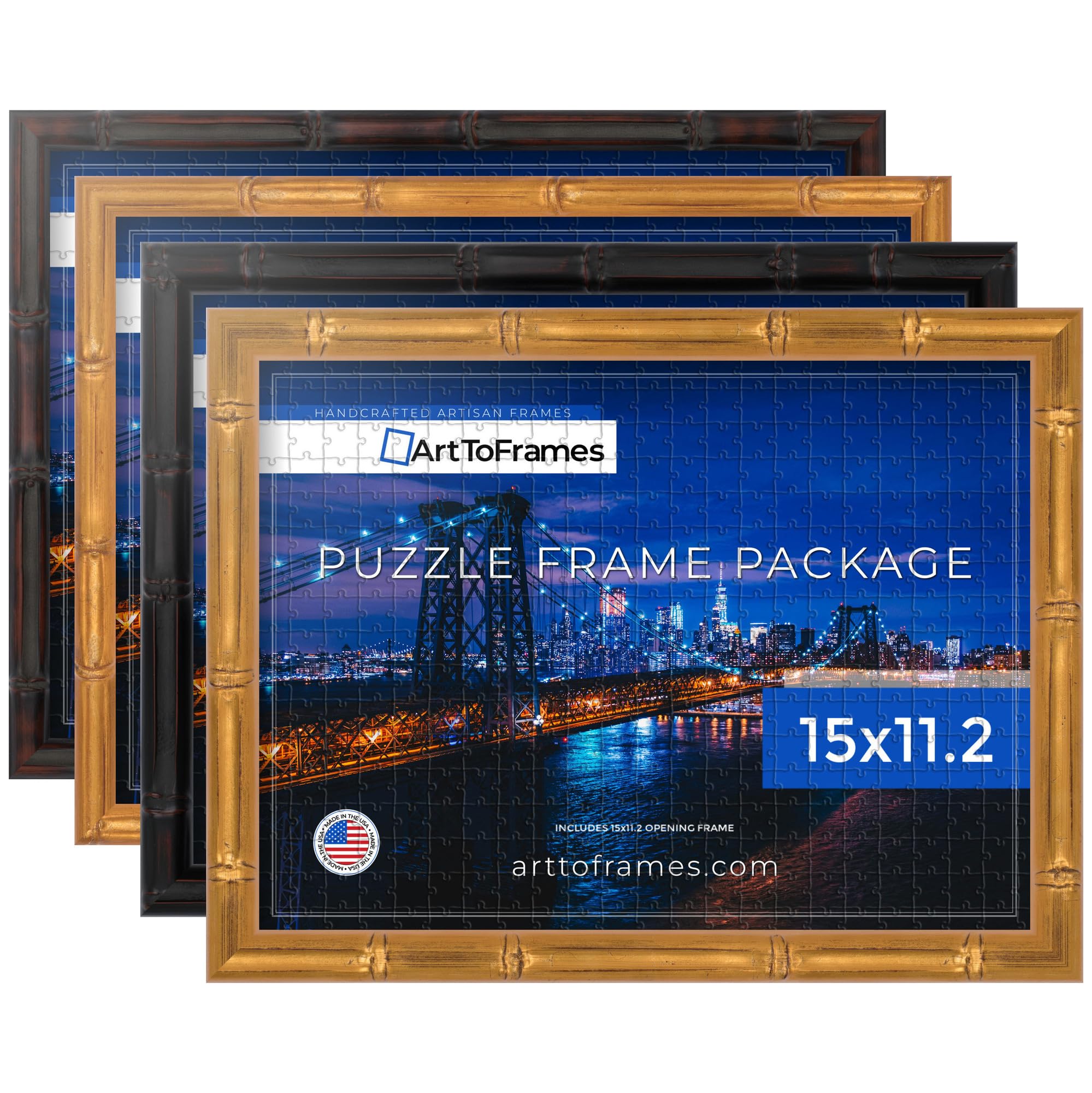 Amazon.com - ArtToFrames 15x11.2 INCH/28.5x38 CM Brown Frame for