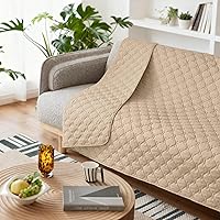 Vista 229 de gogobunny - Manta para perros y gatos 100% impermeable y de doble cara, funda suave para cama de mascotas, reversible, protege muebles, azul marino