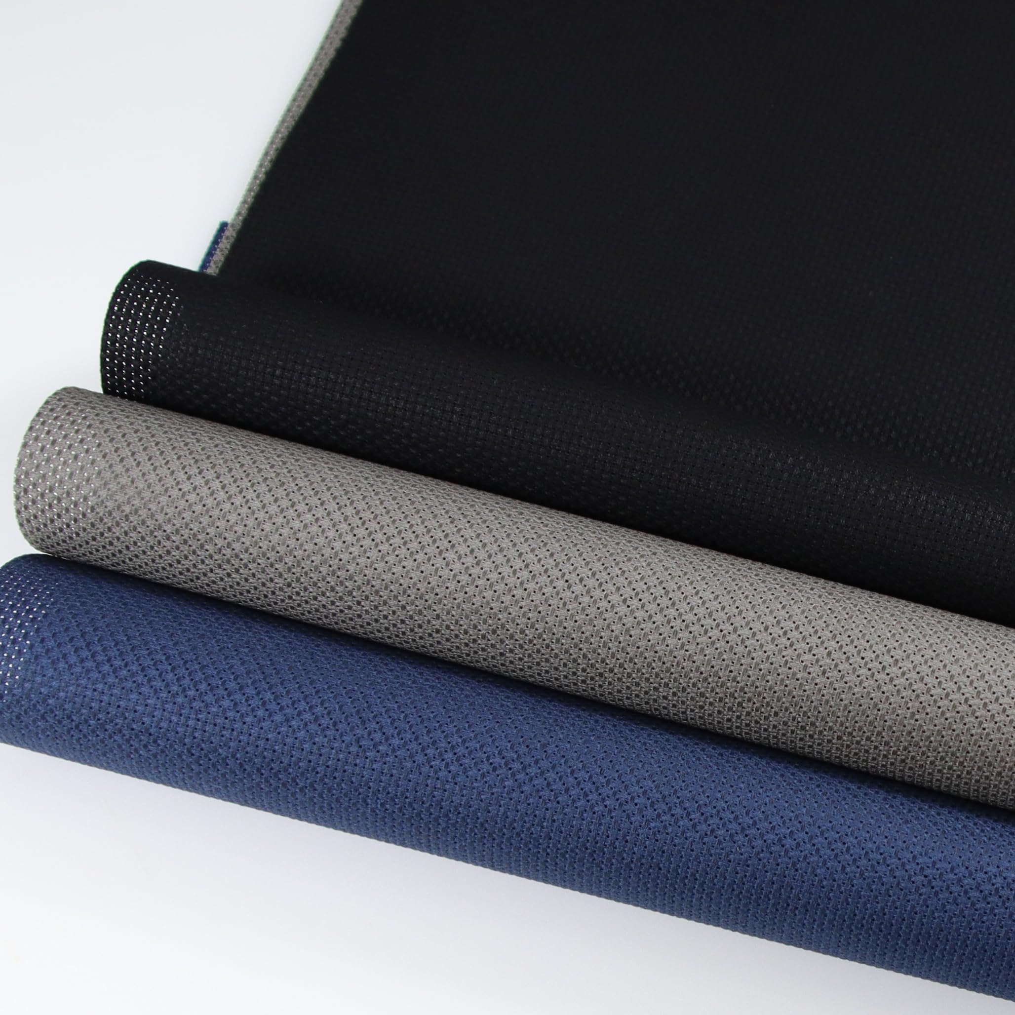 Tessuto Aida 14 Ct Per Punto Croce | 3 Pezzi 30,5x45,7 Cm | Colori Azzurro, Blu Reale, Navy | Numerato, Cotone