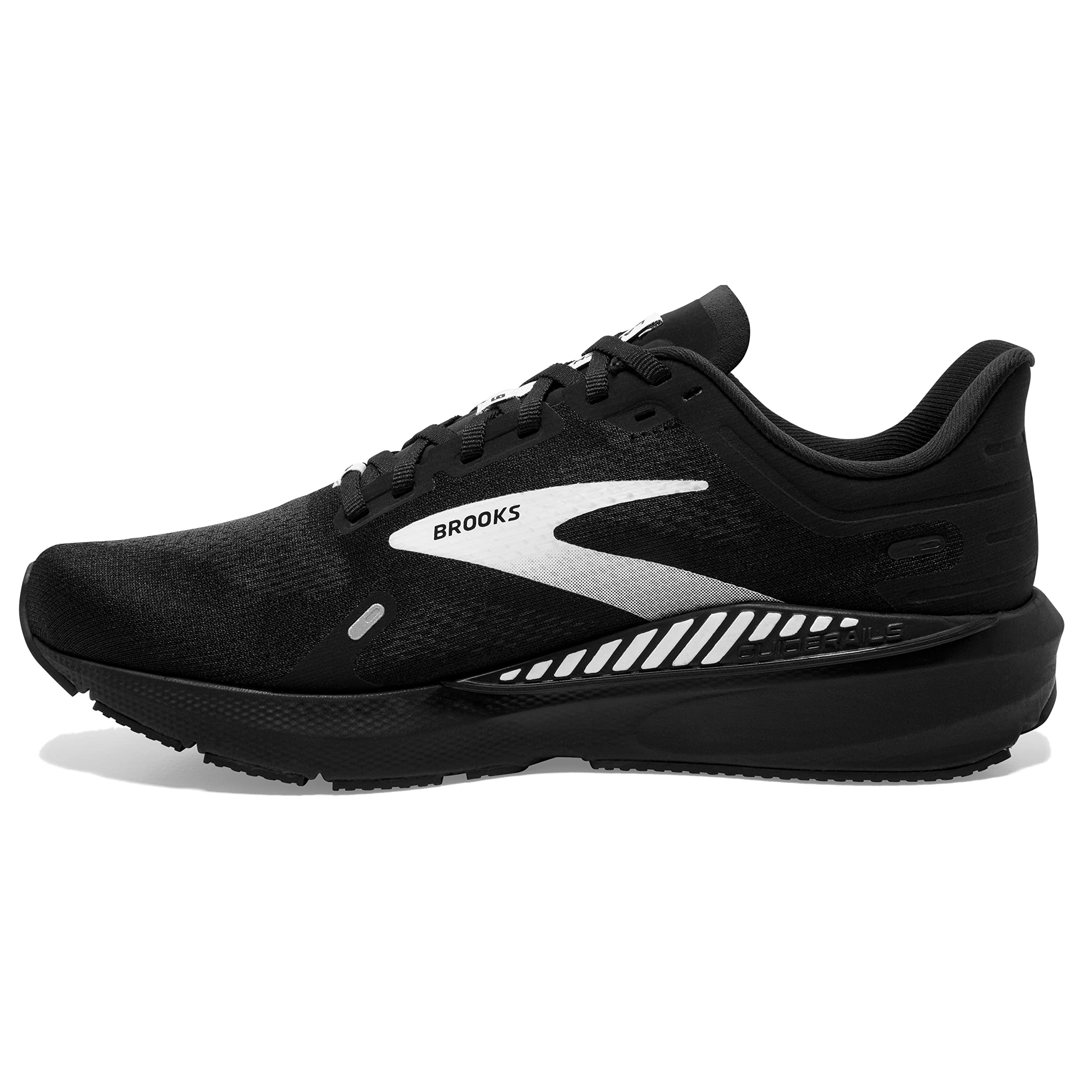 Brooks Menâ€™s Launch GTS 9 Supportive Running Shoe - Black/White - 13