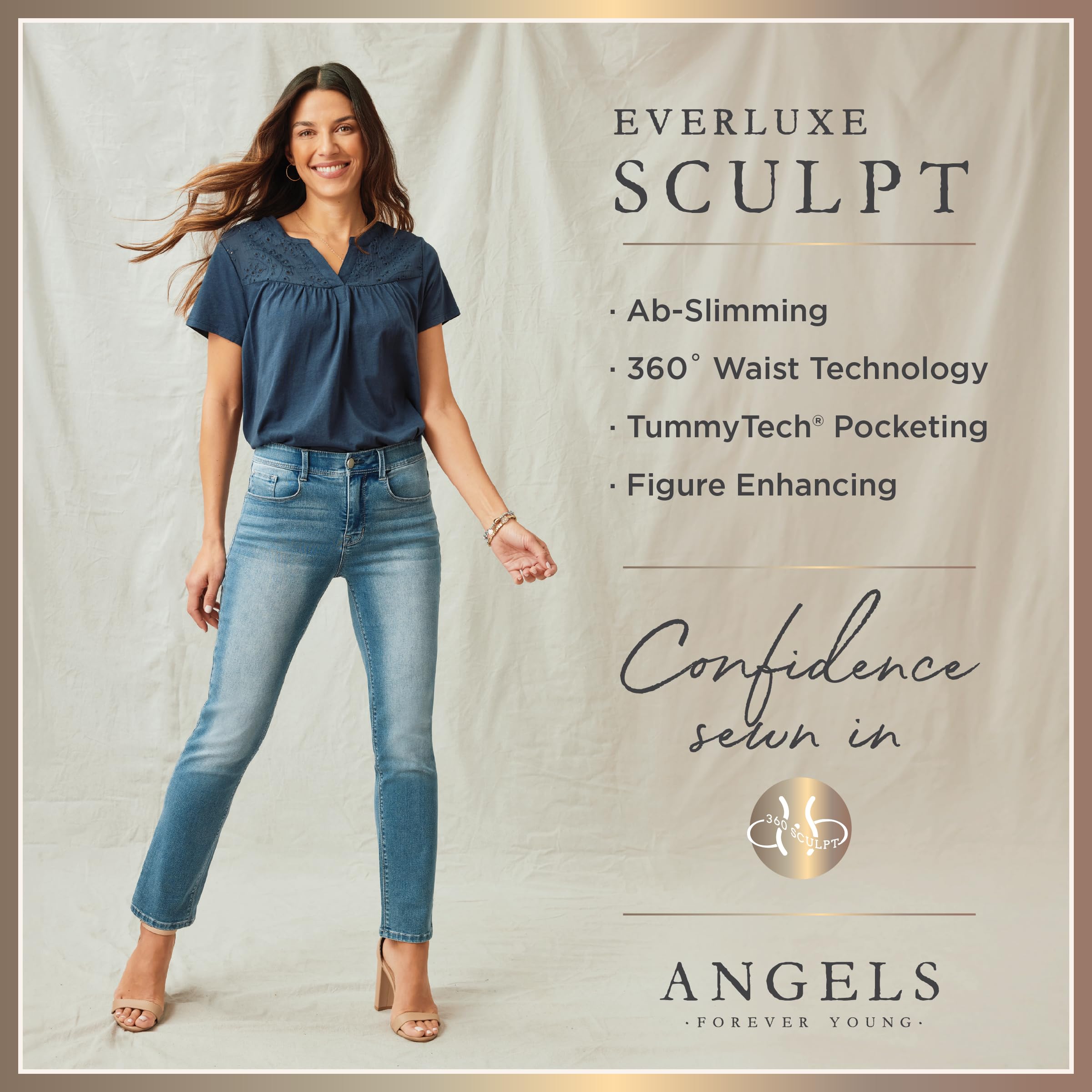 Angels Forever Young 360 Sculpt Bootcut Jeans - Jeans - 360 Sculpt Bootcut Jeans - Femme