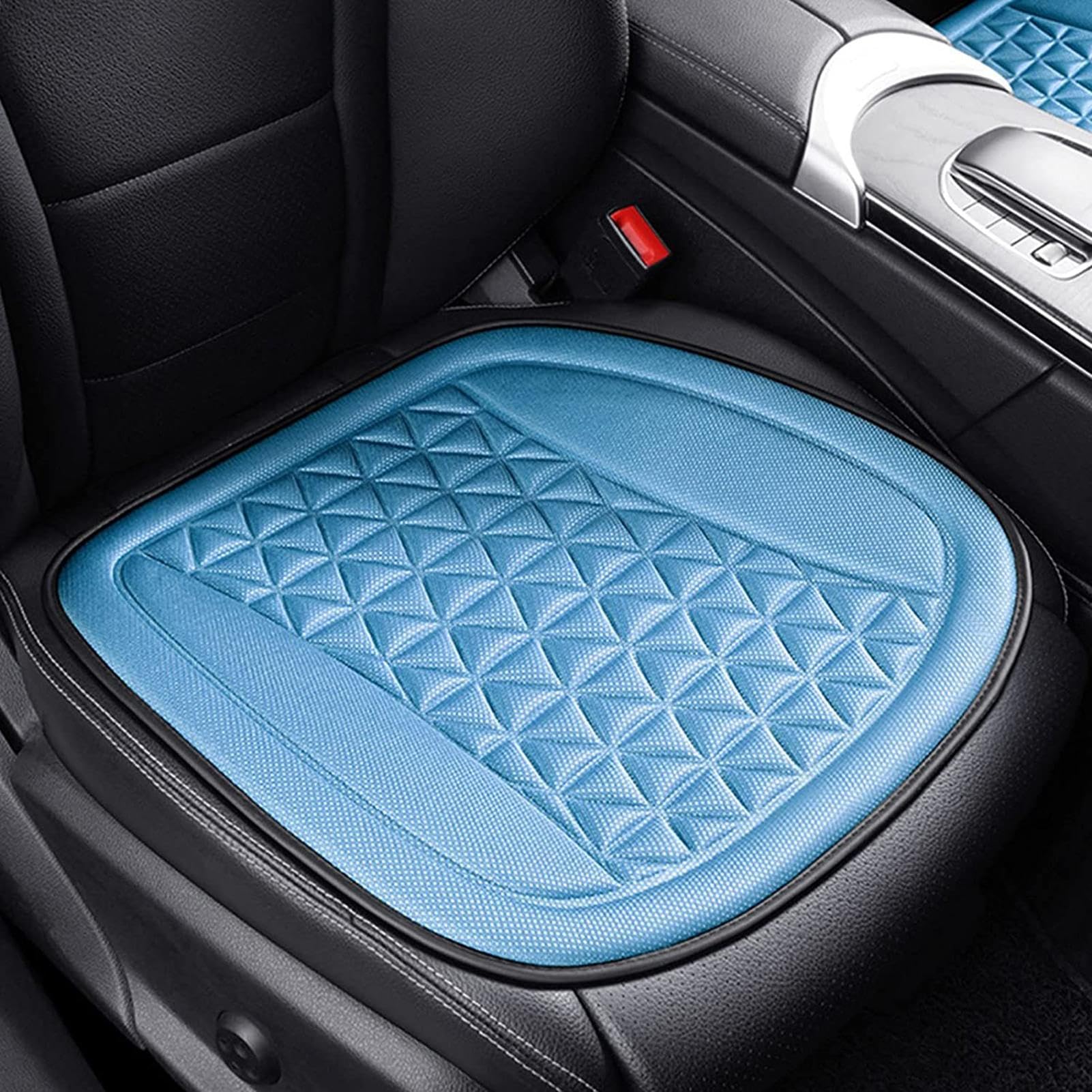 AEROiVi Cuscino Sedile Auto In 3D Air Mesh – Traspirante, Antiscivolo, 45x42x3cm, Per Guida, Camion, Ufficio, Lavabile