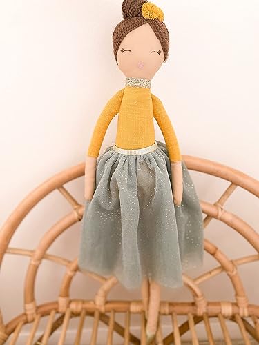 Miniatura 5 de MON AMI Francesca - Muñeca de princesa polinesia de 22 pulgadas, suave y elegante, para usar como juguete o decoración de habitación, gran regalo