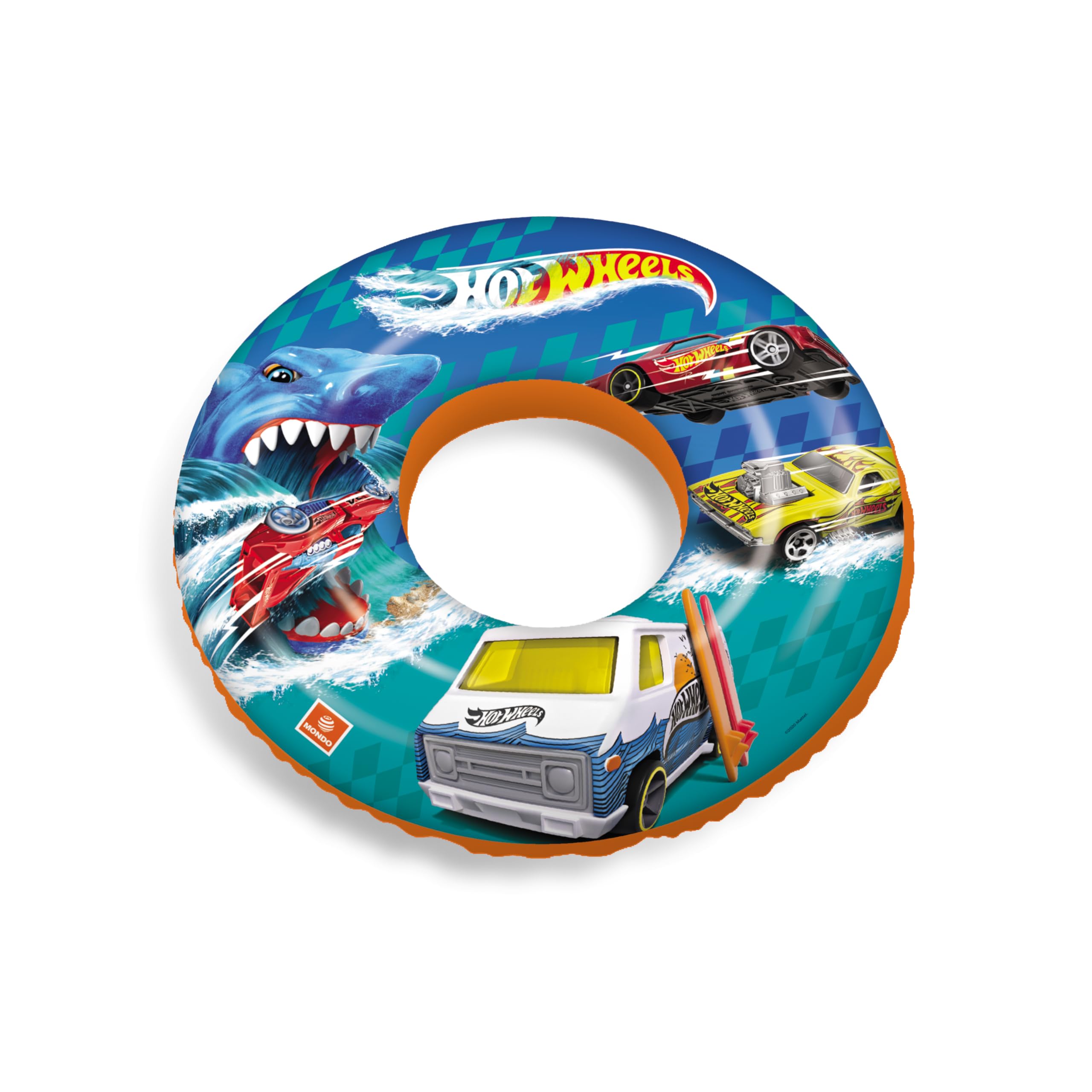 Mondo Hot Wheels Swim Ring 50cm Teal