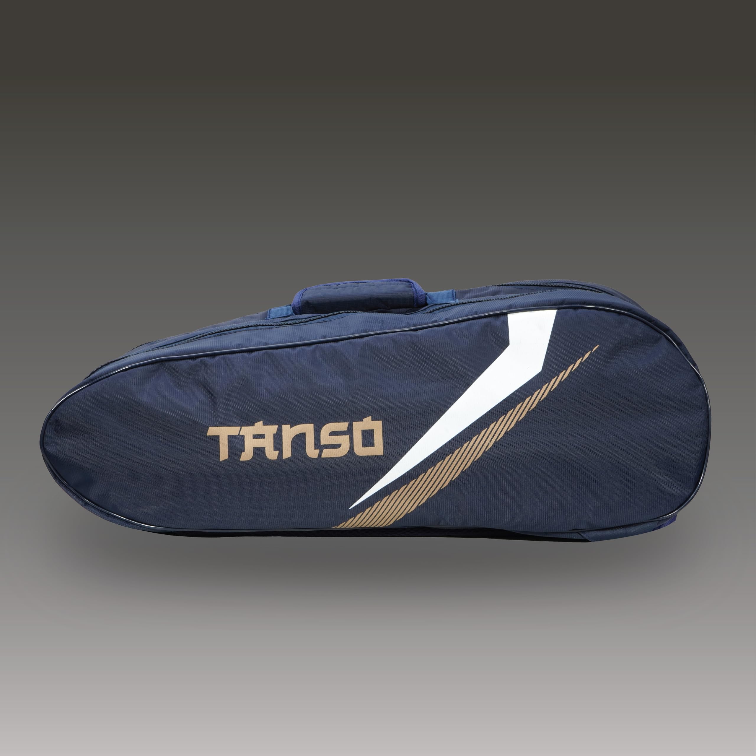 TANSO T-Blast Badminton Kit Bag | Spacious Racket Bag with Two Large Compartments and Separate Shoe Compartment | Front Zipper Pocket and Adjustable Straps 1